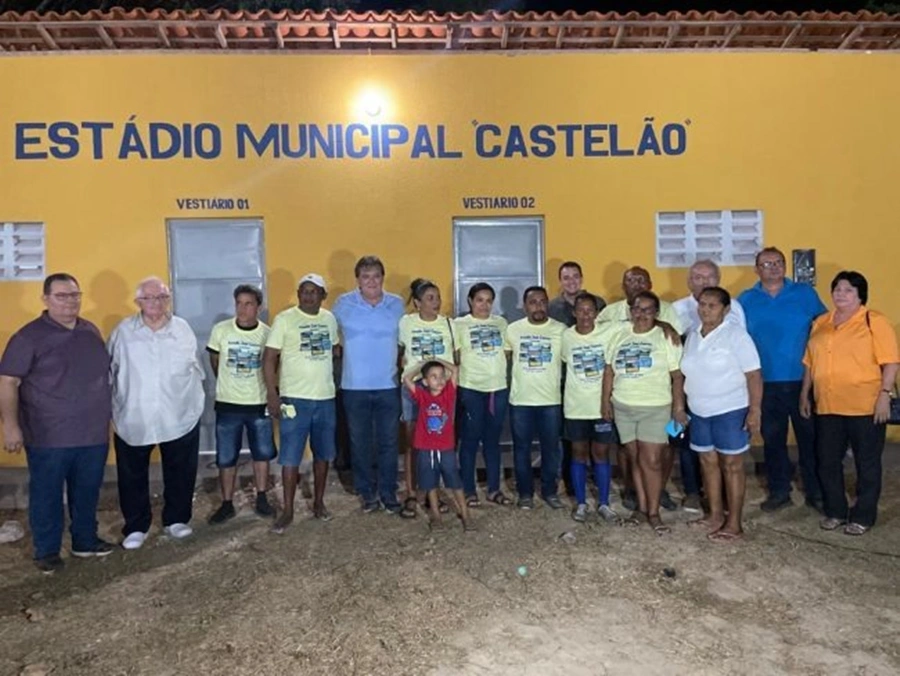 O prefeito de União, Gustavo Medeiros, inaugurou a ampliação do Estádio José Castelo Branco
