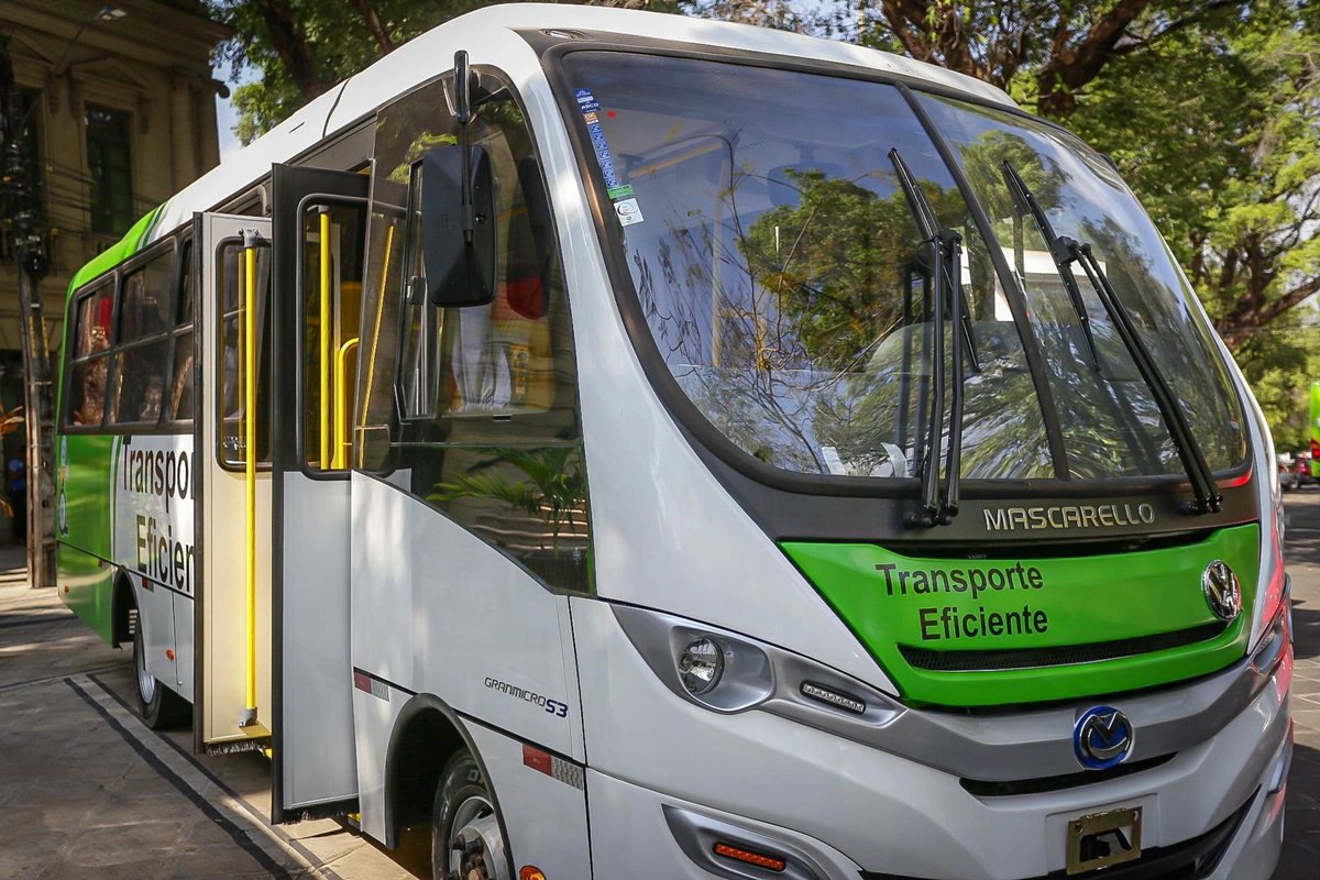 Ônibus do transporte Eficiente