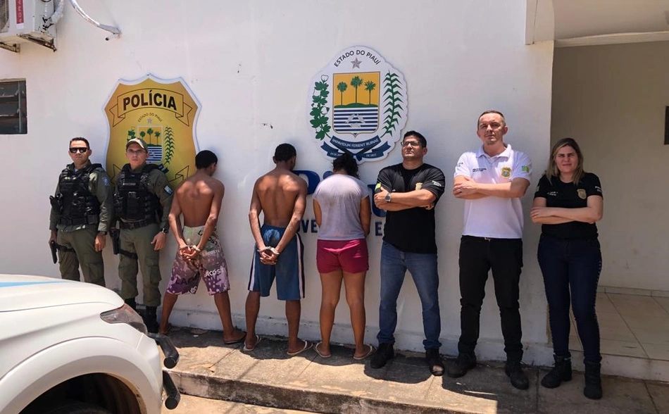Polícia Civil prende três pessoas suspeitas pelo crime de tráfico de drogas