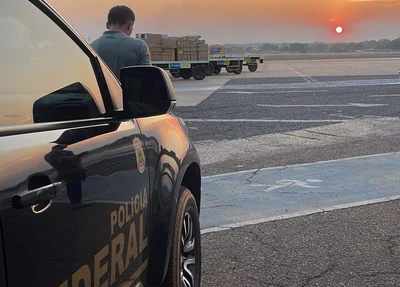 Polícia Federal no Aeroporto de Teresina