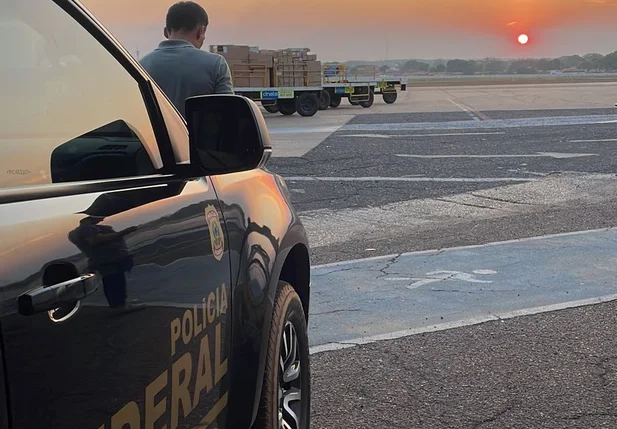 Polícia Federal no Aeroporto de Teresina