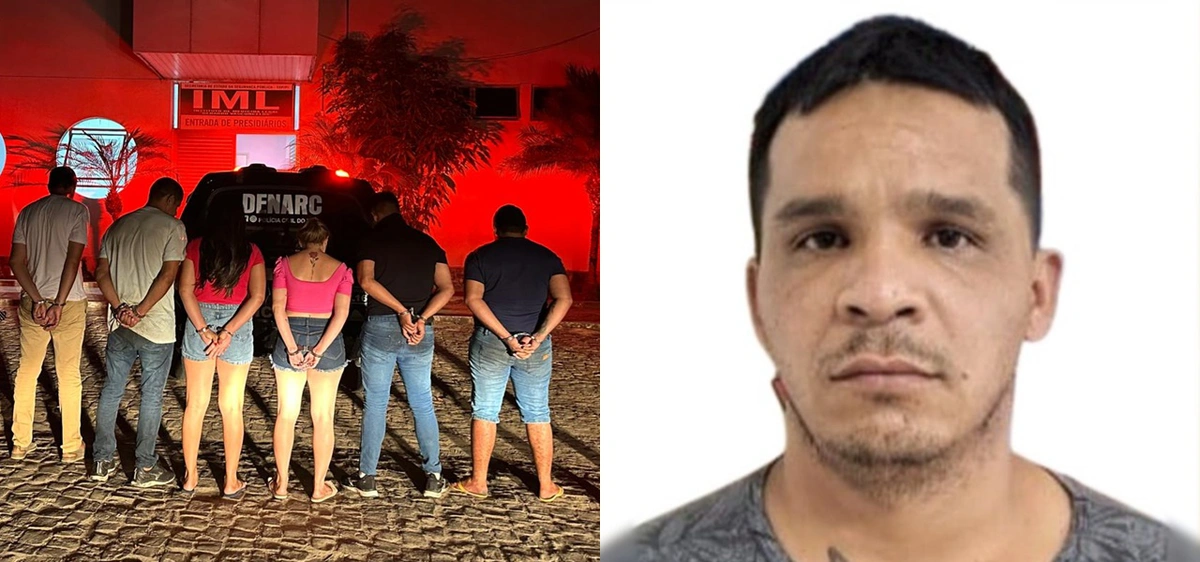 Presos durante a operação e o criminoso foragido da Justiça do Mato Grosso