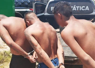 Presos pela PM em Piripiri