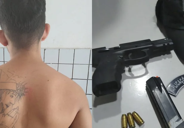 Prisão e apreensão de arma em Teresina