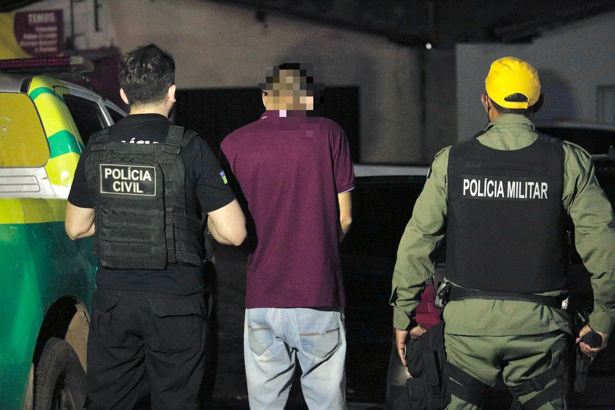 Prisão efetuada durante ação de fiscalização
