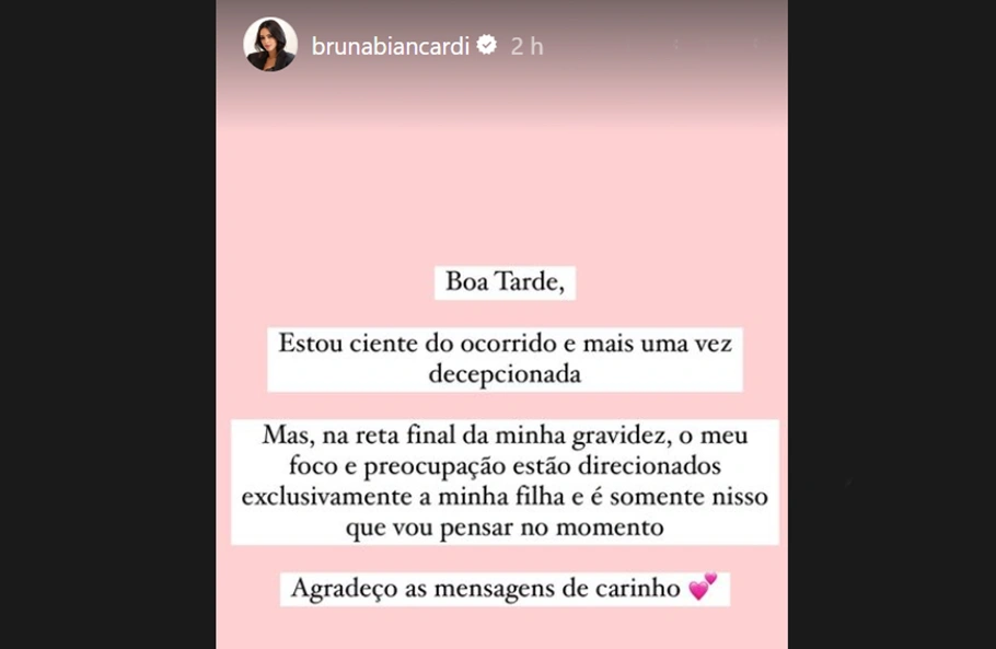 Publicação de Bruna Biancardi