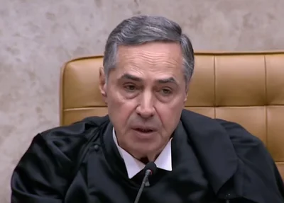 Roberto Barroso tomando posse como presidente do STF
