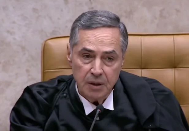 Roberto Barroso tomando posse como presidente do STF