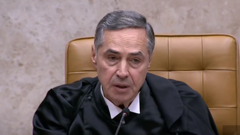 Roberto Barroso tomando posse como presidente do STF