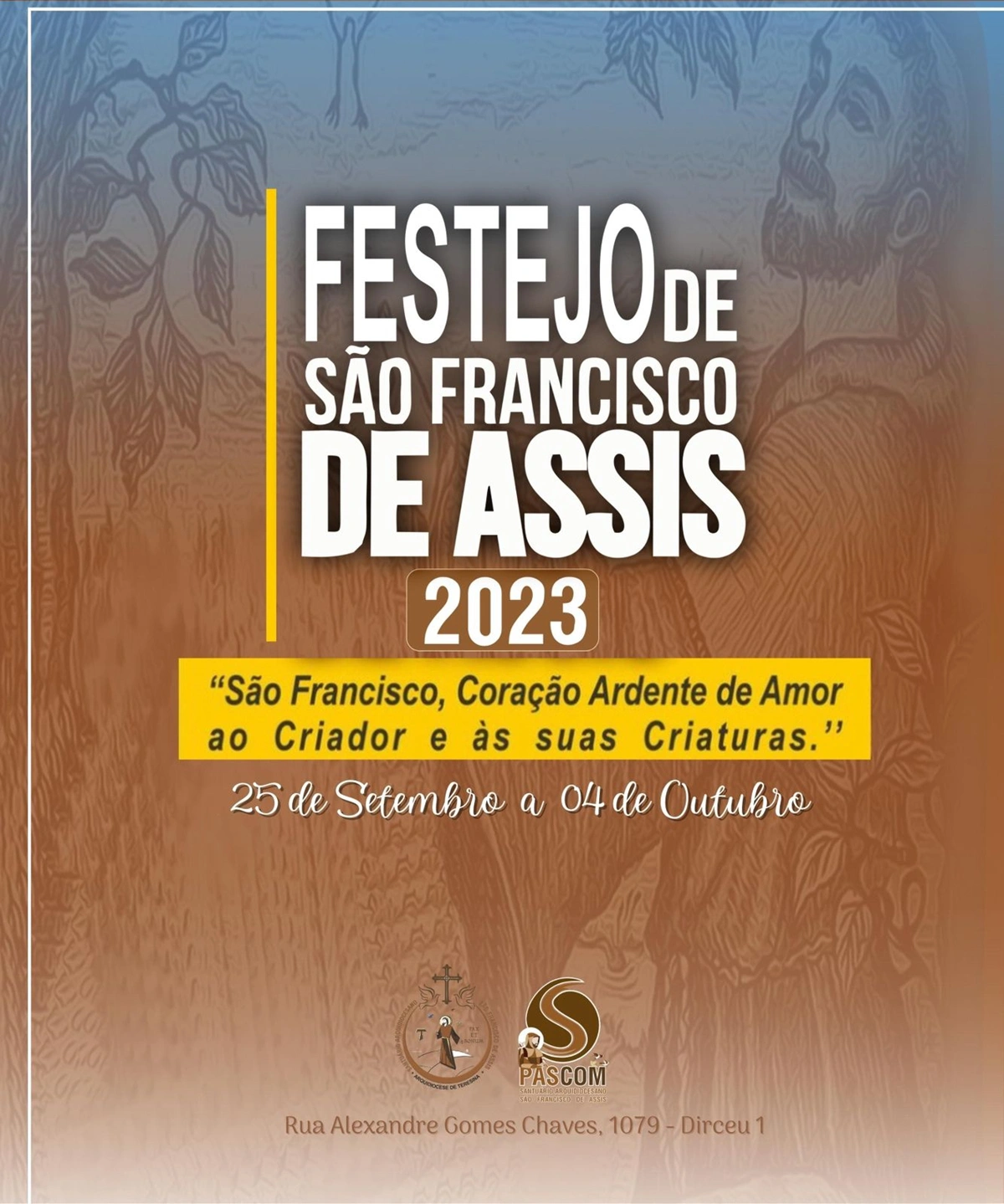 Santuário de São Francisco de Assis inicia festejo no Grande Dirceu em Teresina