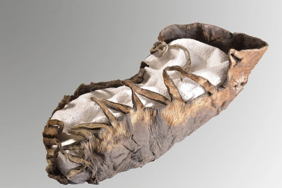 Sapato de couro encontrado na Áustria