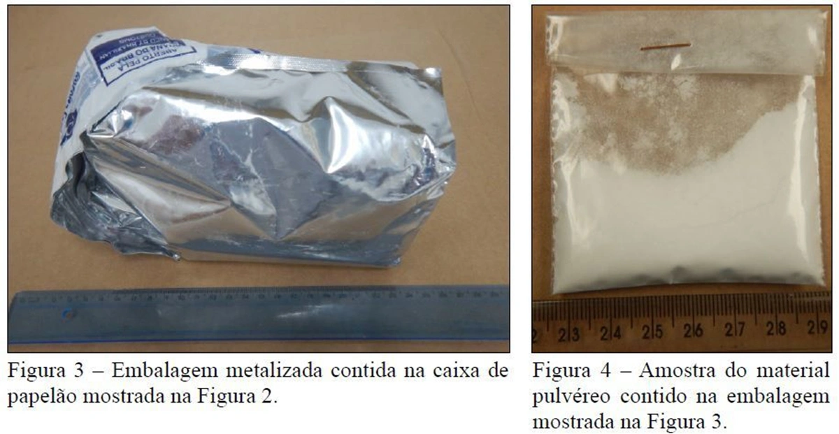 Substância ilícita encontrada na residência