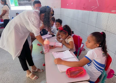 UBS realiza vacinação na Unidade Escolar Enir Guerra de Macêdo da cidade de Curimatá