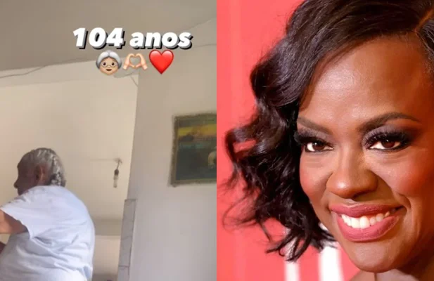 Viola Davis posta vídeo de idosa piauiense de 104 anos que levanta sozinha após sessões de fisioterapia com Antônio Gama