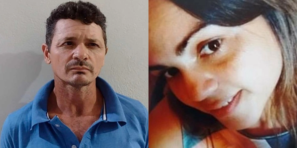 Virlan da Silva Costa e a vítima Maria Sayara Vieira Lima