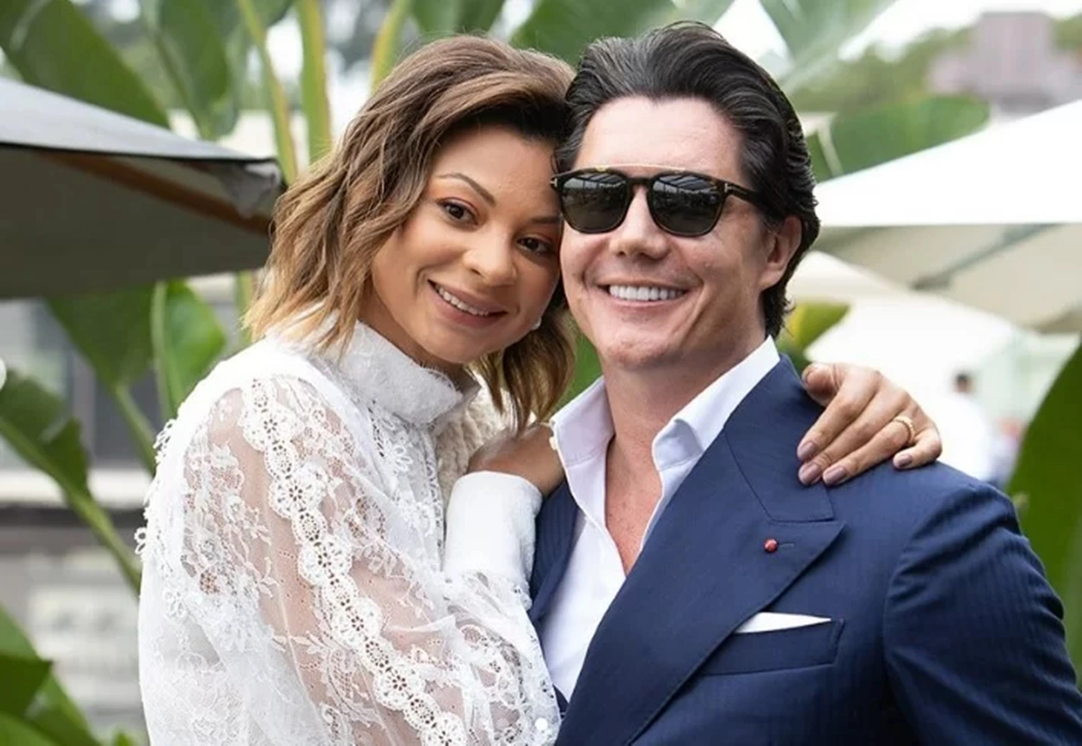 Walewska e marido Ricardo Mendes