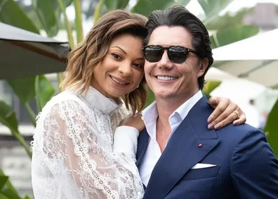 Walewska e marido Ricardo Mendes