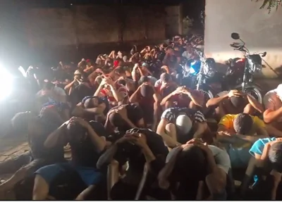 75 pessoas foram presas na Vila Madre Teresa