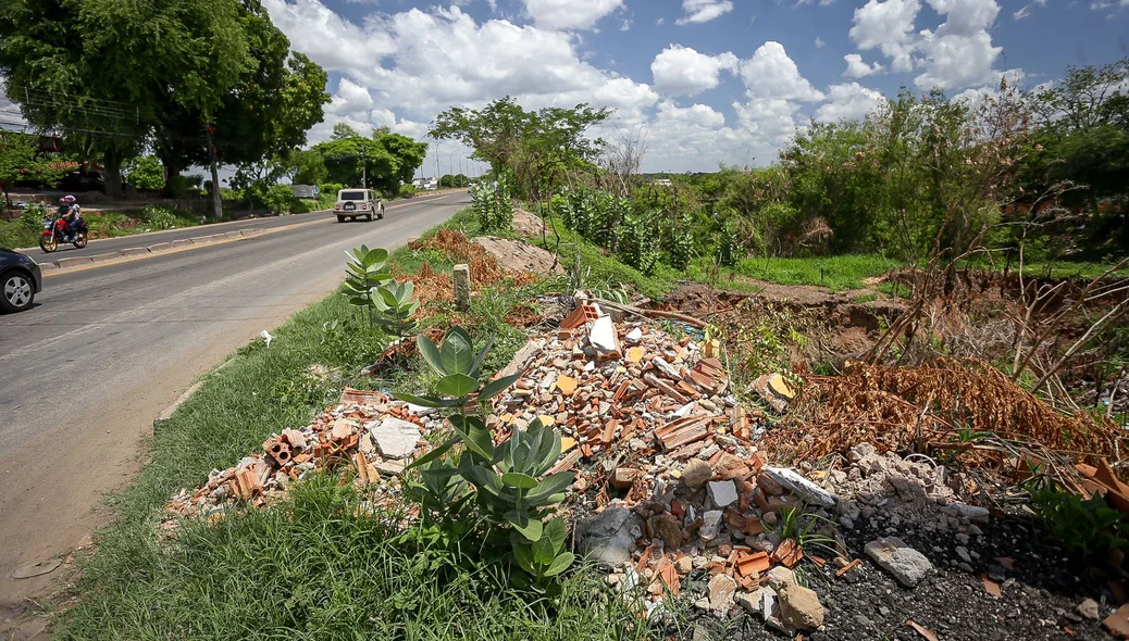 A ponte liga as zona sul e sudeste de Teresina