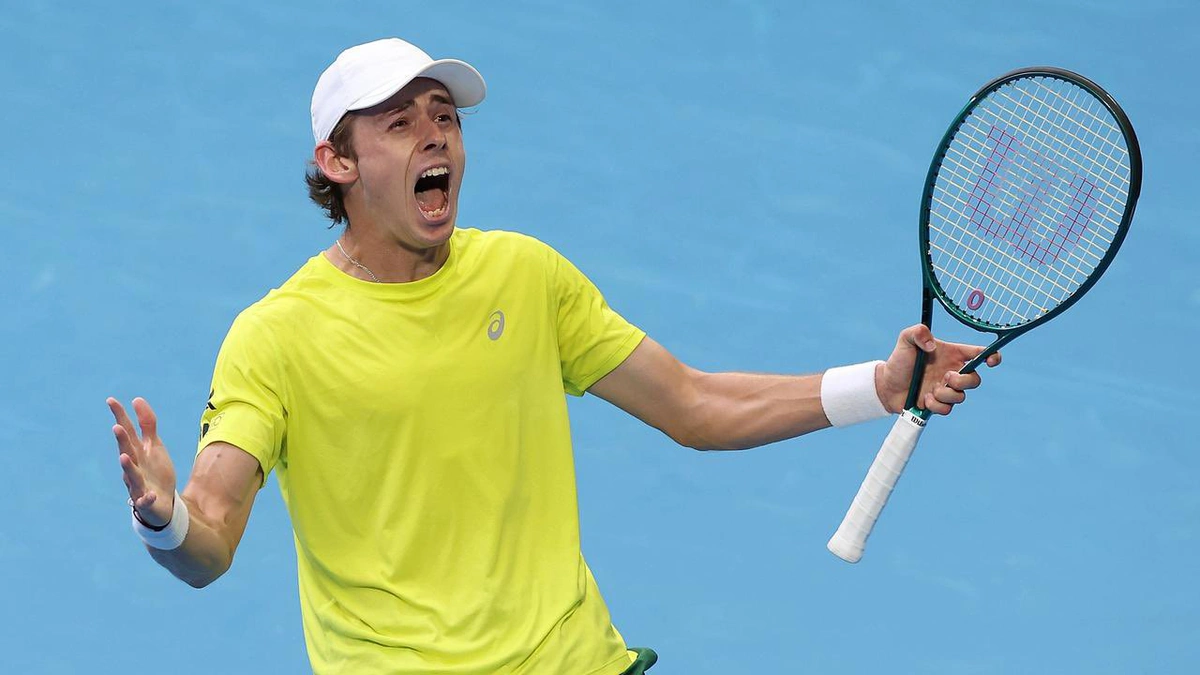 Alex De Minaur venceu Djokovic