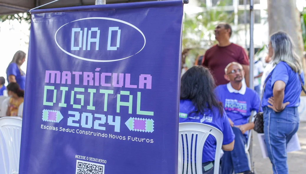 As equipes vão auxiliar os interessados em fazer a matrícula de forma digital e rápida
