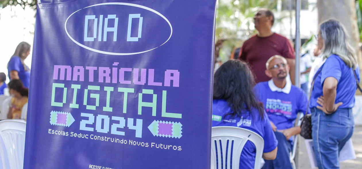 As equipes vão auxiliar os interessados em fazer a matrícula de forma digital e rápida