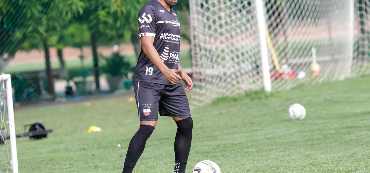 Atleta do clube no treino
