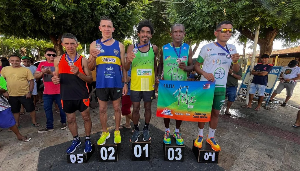 Atletas da categoria masculina