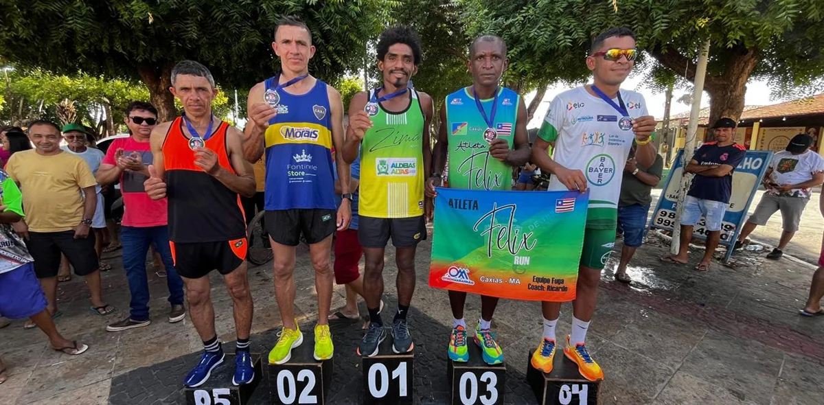 Atletas da categoria masculina
