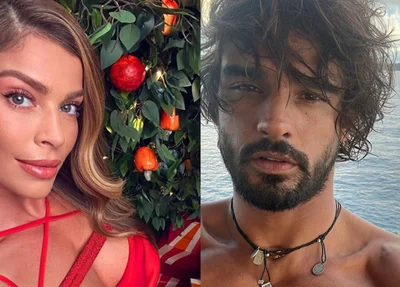Atriz Grazi Massafera e o modelo Marlon Teixeira