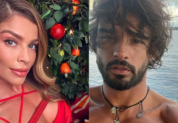 Atriz Grazi Massafera e o modelo Marlon Teixeira