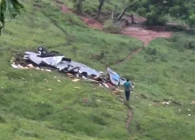 Avião caído em Minas Gerais