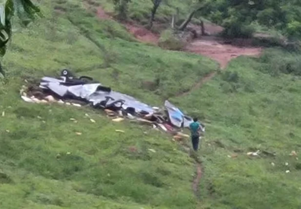 Avião caído em Minas Gerais