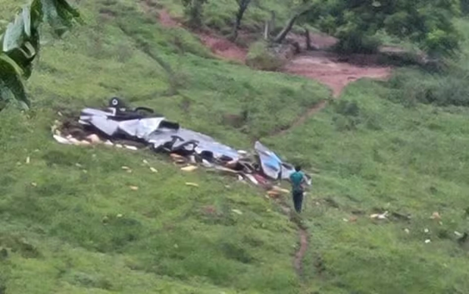 Avião caído em Minas Gerais