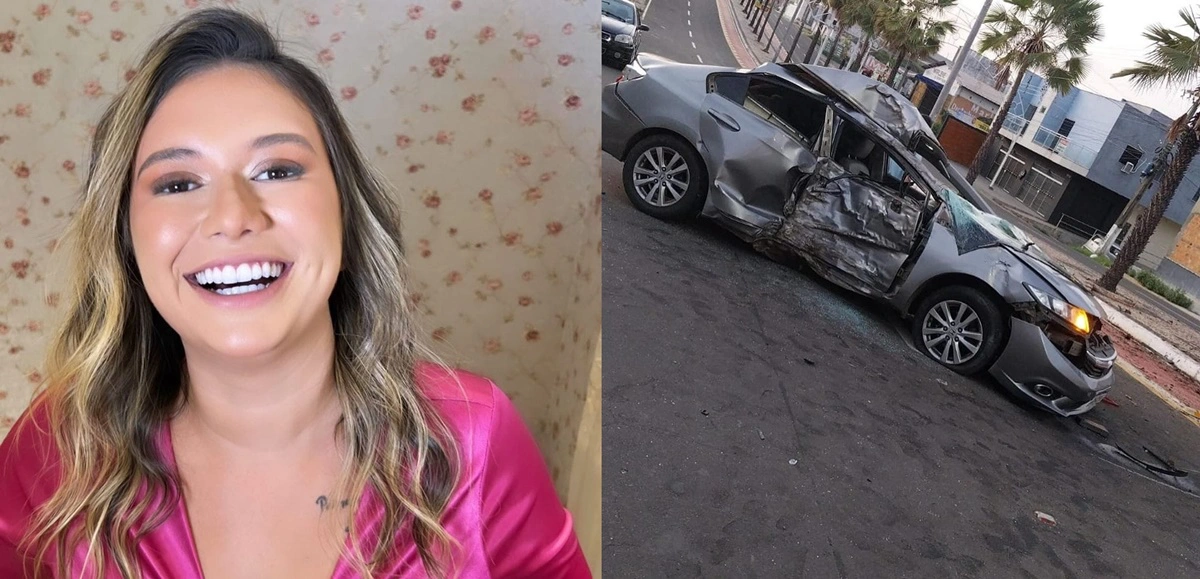 Blogueira de Teresina sofreu acidente em Caxias do Maranhão