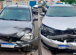 Carros ficaram destruídos em acidente em Boqueirão do Piauí