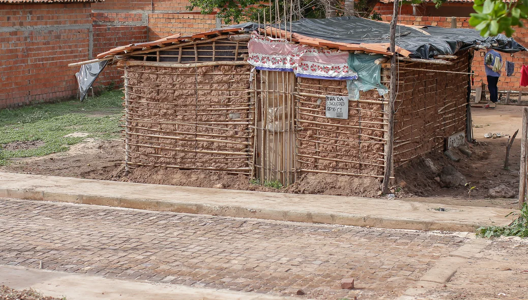 Casa da família que fica localizada no Dilma Rousseff