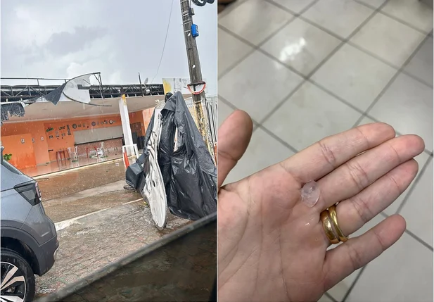 Chuva de granizo em São João do Piauí