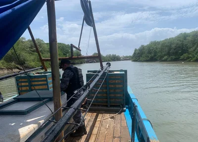 Corpo foi encontrado boiando no Rio Portinho