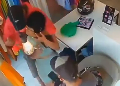 Criminosos fingiram ser clientes do estabelecimento da vítima