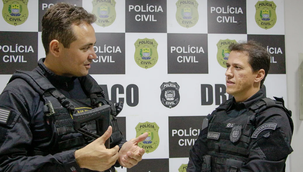 Delegados Charles Pessoa e Laércio Evangelista