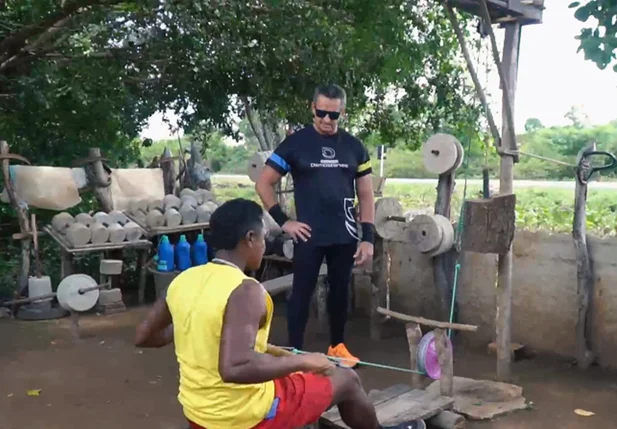 Demóstenes Ribeiro e Leandro Gonçalves na Academia Balotelli