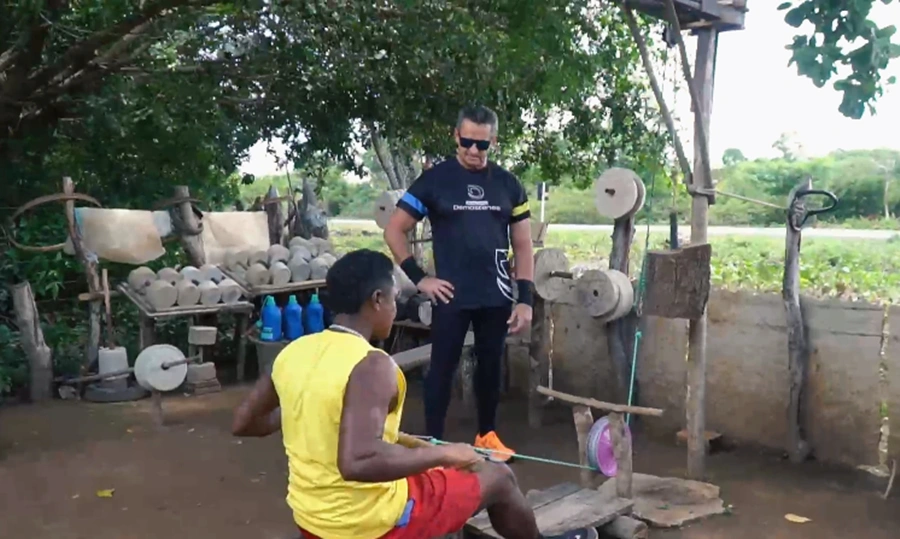 Demóstenes Ribeiro e Leandro Gonçalves na Academia Balotelli