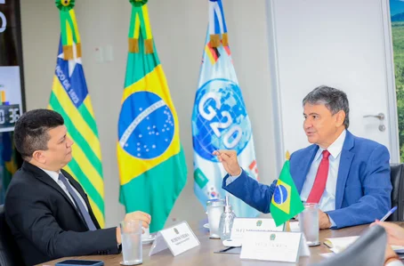 Deputado Rubens com o ministro Wellington Dias