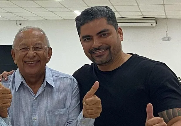 Dr. Pessoa e o empresário Thiago Duarte