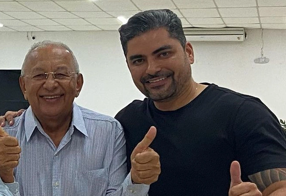 Dr. Pessoa e o empresário Thiago Duarte