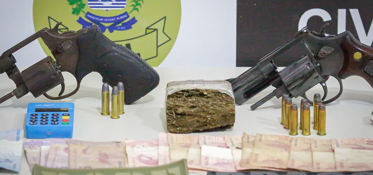DRACO apreende drogas e armas na zona Sul de Teresina