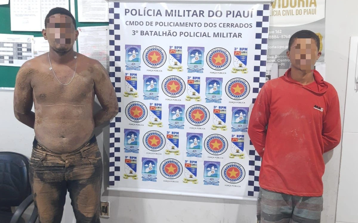 Dupla presa acusada de assaltar escritório em Floriano