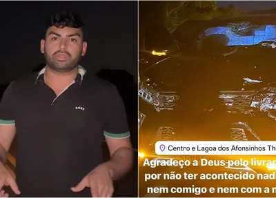 Eduardo Draga Alana sofre acidente de carro em Teresina