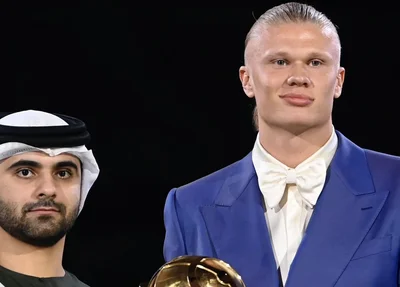 Erling Haaland é eleito melhor atleta do mundo pela Globe Soccer